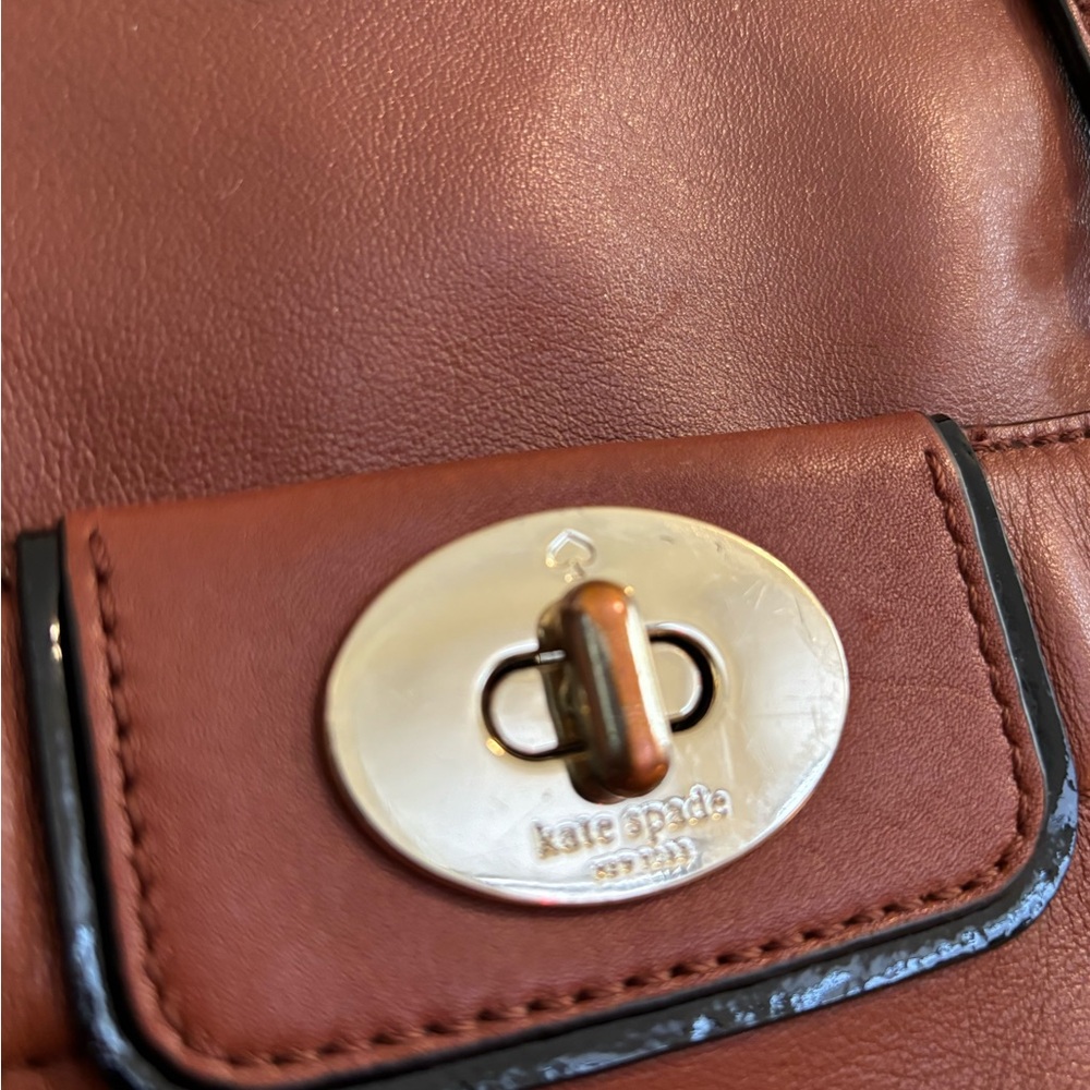 Brown Kate Spade Hampton Road Davis Large Tote & Wallet - Picture 5 of 7